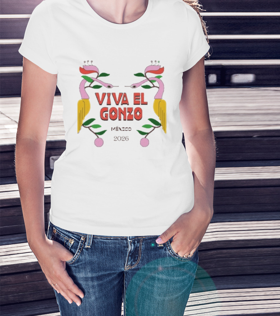 Viva El Gonzo México 2026 Golden Mangrove T-Shirt