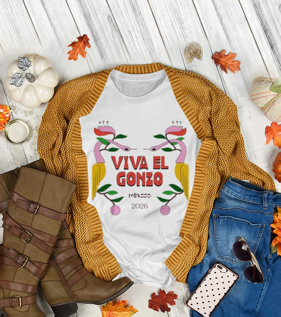 Viva El Gonzo México 2026 Golden Mangrove T-Shirt