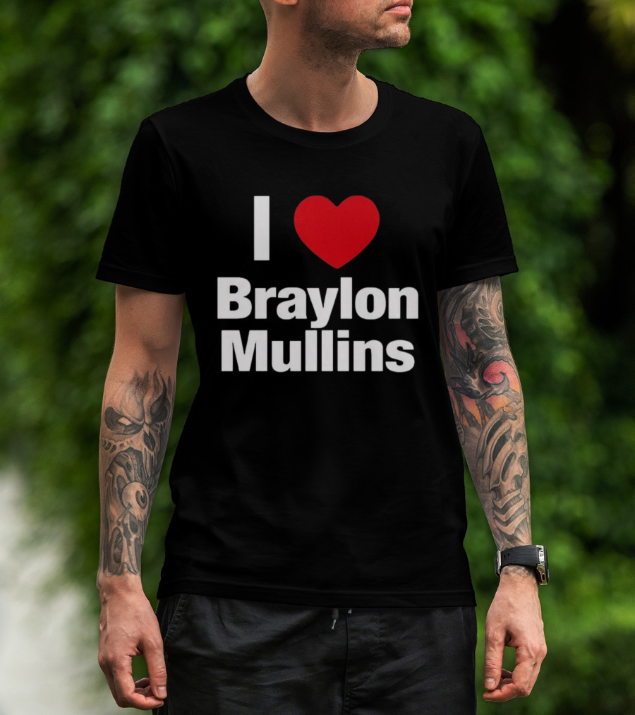 I Heart Braylon Mullins Basketball Fan Love T-Shirt