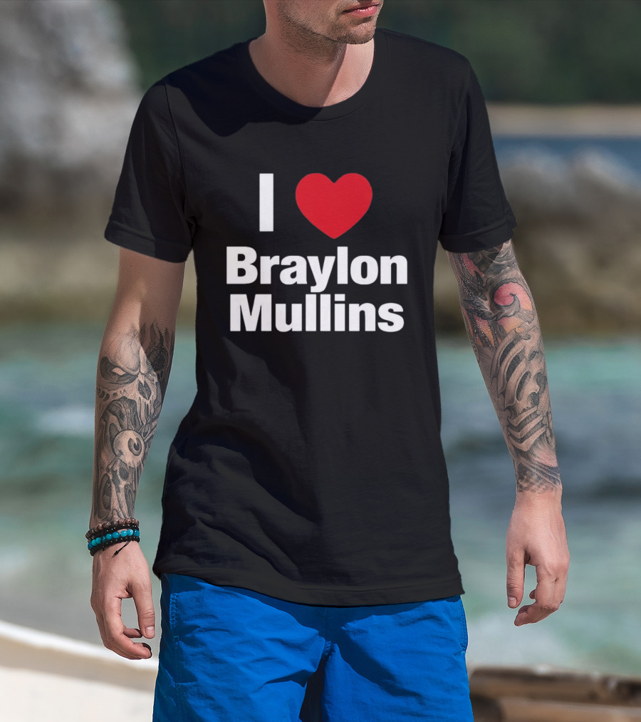 I Heart Braylon Mullins Basketball Fan Love T-Shirt