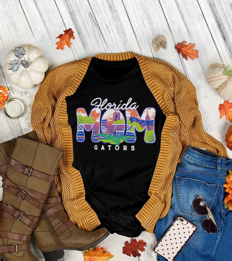 Florida Gators MOM University of Florida Gators Campus Scenery T-Shirt