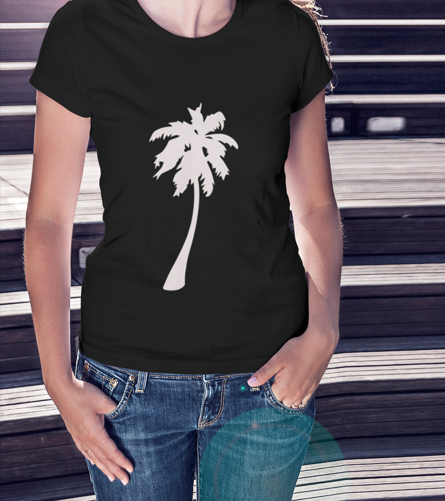 Palm Tree Tropical Sunset Summer Vibes T-Shirt