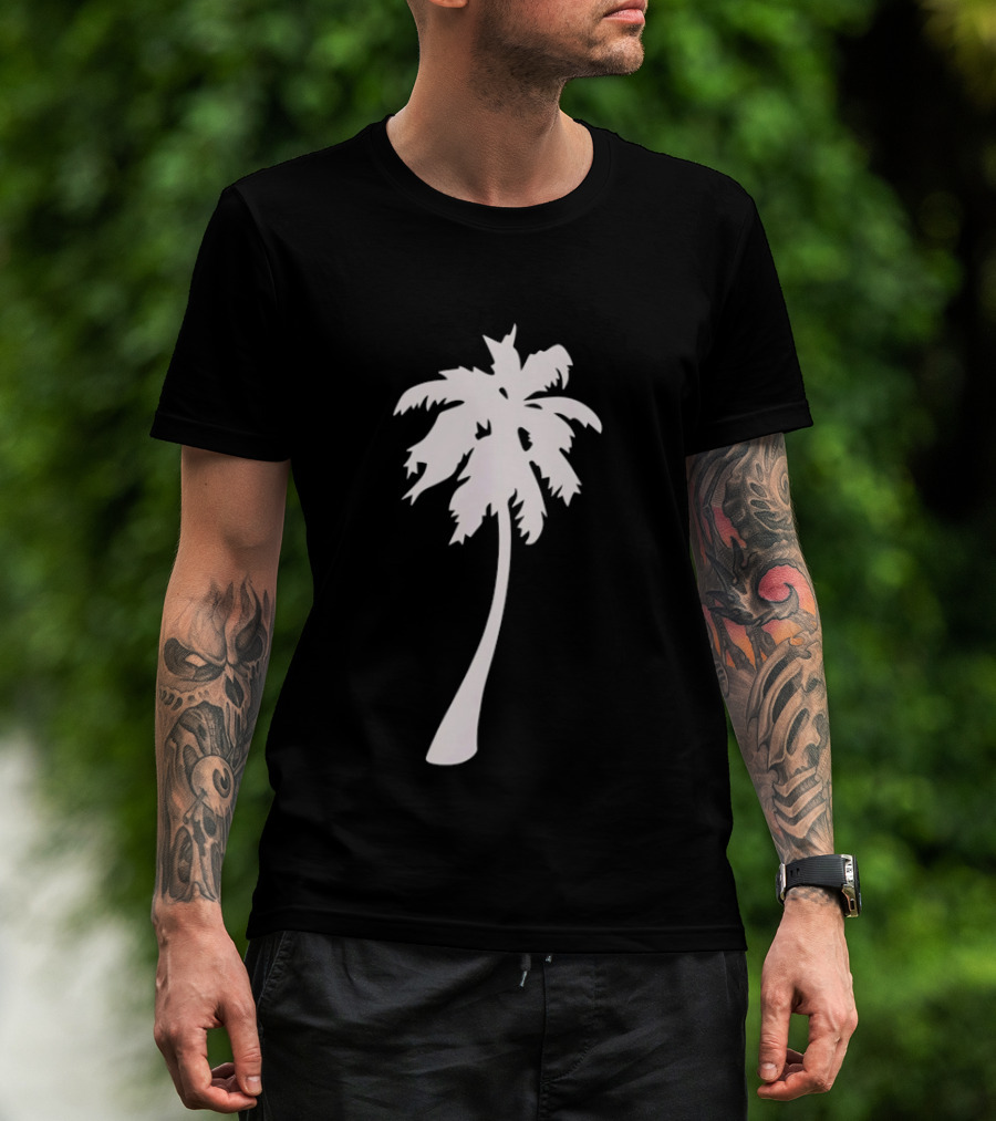 Palm Tree Tropical Sunset Summer Vibes T-Shirt