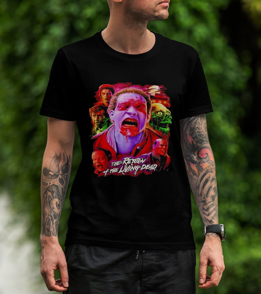 The Return Of The Living Dead I Can Smell Your Brains Horror Characters T-Shirt