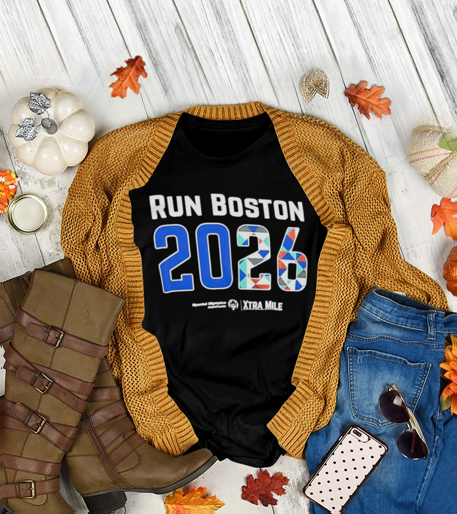 Run Boston 2026 Special Olympics Massachusetts Xtra Mile T-Shirt