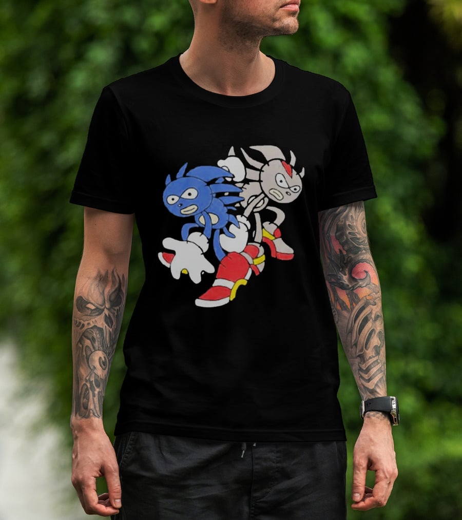 Sanic Coldsteel April Fools Meme Characters T-Shirt