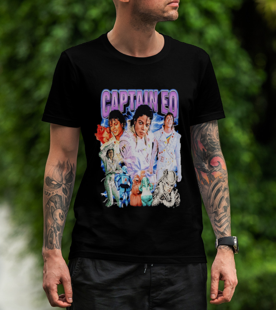 Captain EO Michael Jackson Sci Fi Adventure Cast Characters T-Shirt