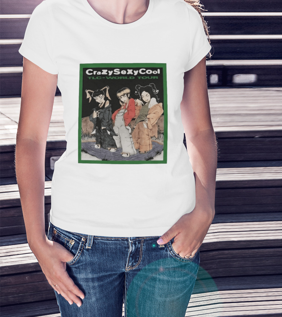TLC CrazySexyCool World Tour 1995 T-Shirt