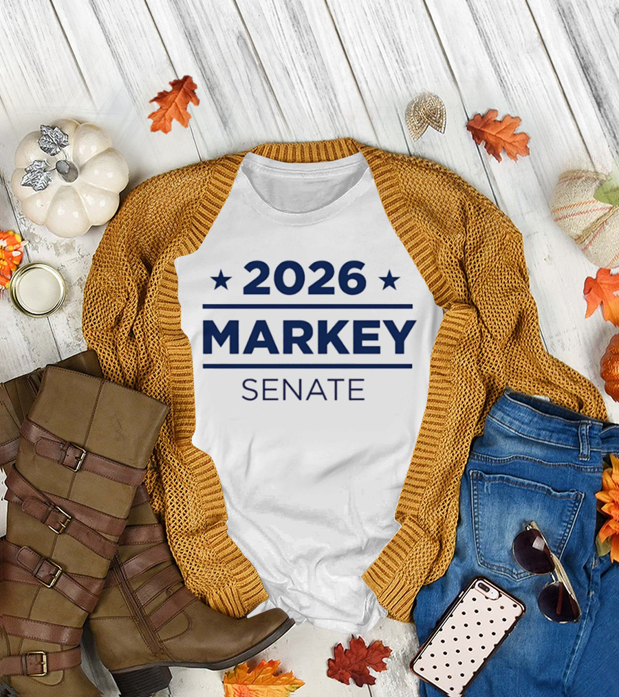 2026 Markey Senate Election Campaign T-Shirt