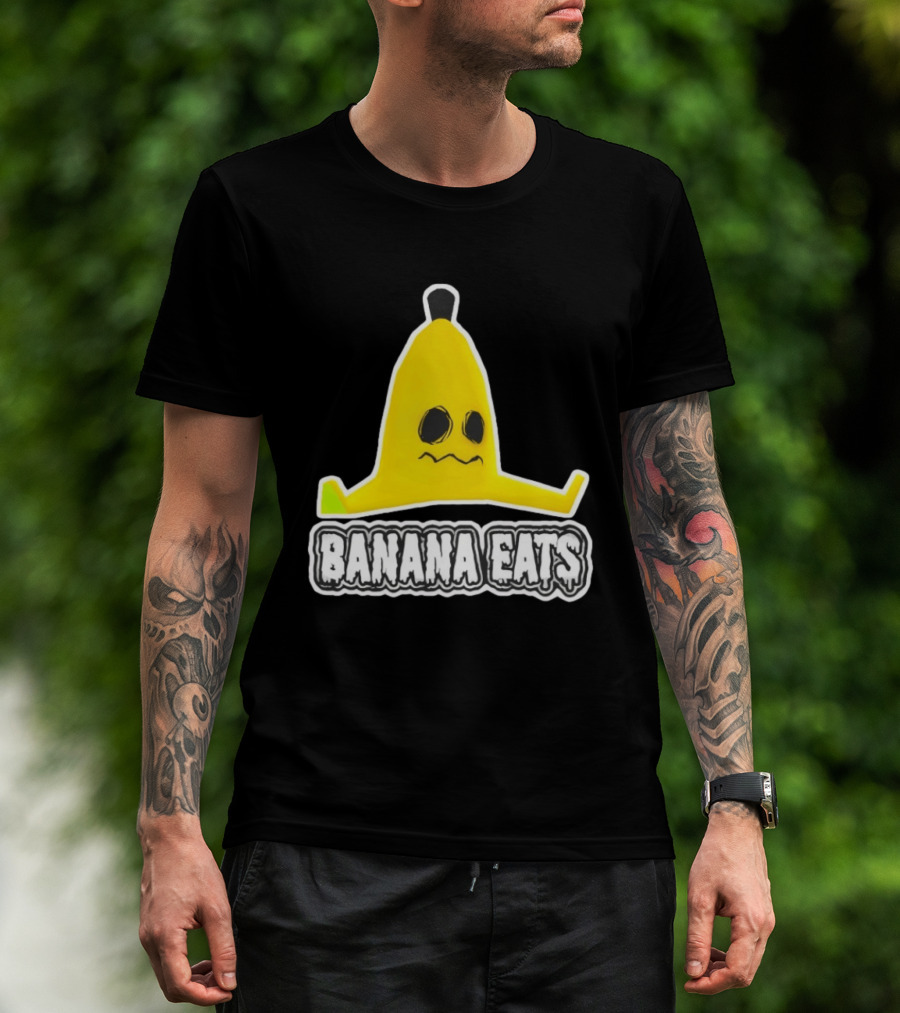 Banana Eats Game Inspired Funny Yellow T-Shirt
