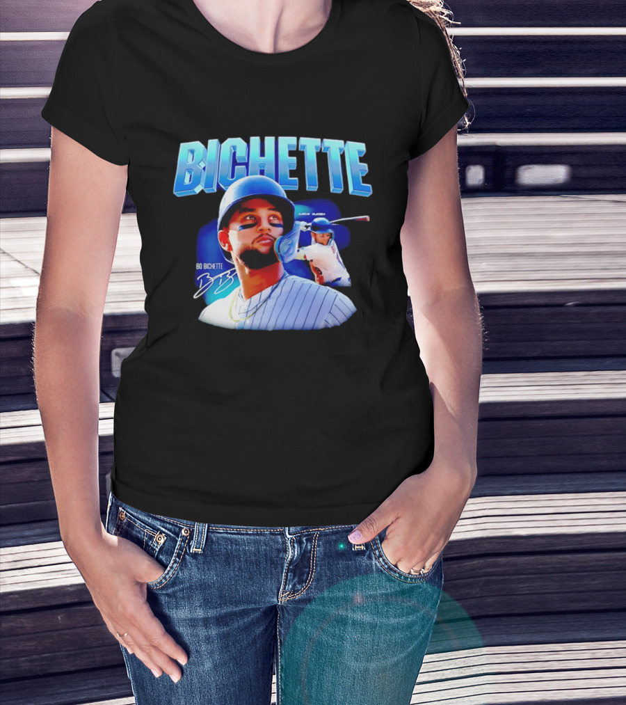 Bichette Bo Bichette Baseball Player Blue Jersey Athletic Gear T-Shirt