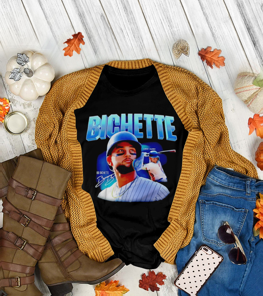 Bichette Bo Bichette Baseball Player Blue Jersey Athletic Gear T-Shirt
