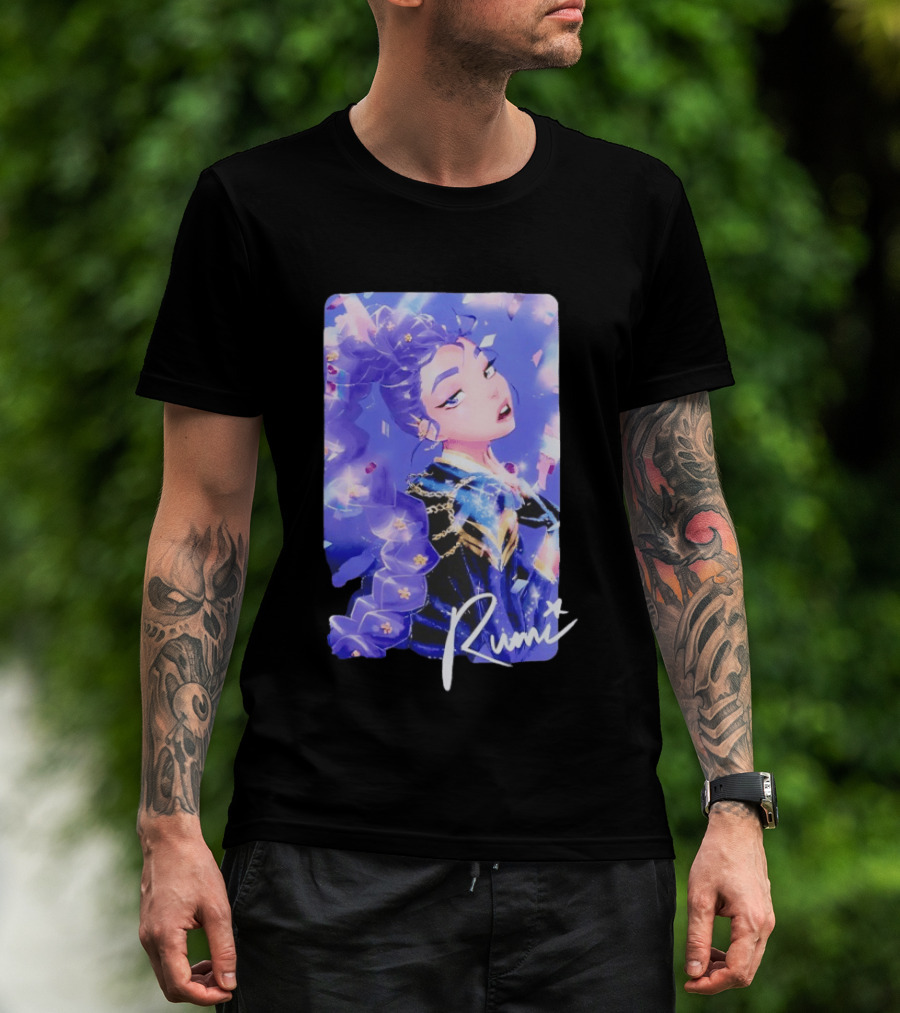 Rumi KPop Demon Hunters HUNTR X Anime T-Shirt