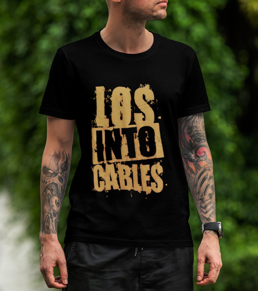 Los Into Cables Grunge T-Shirt