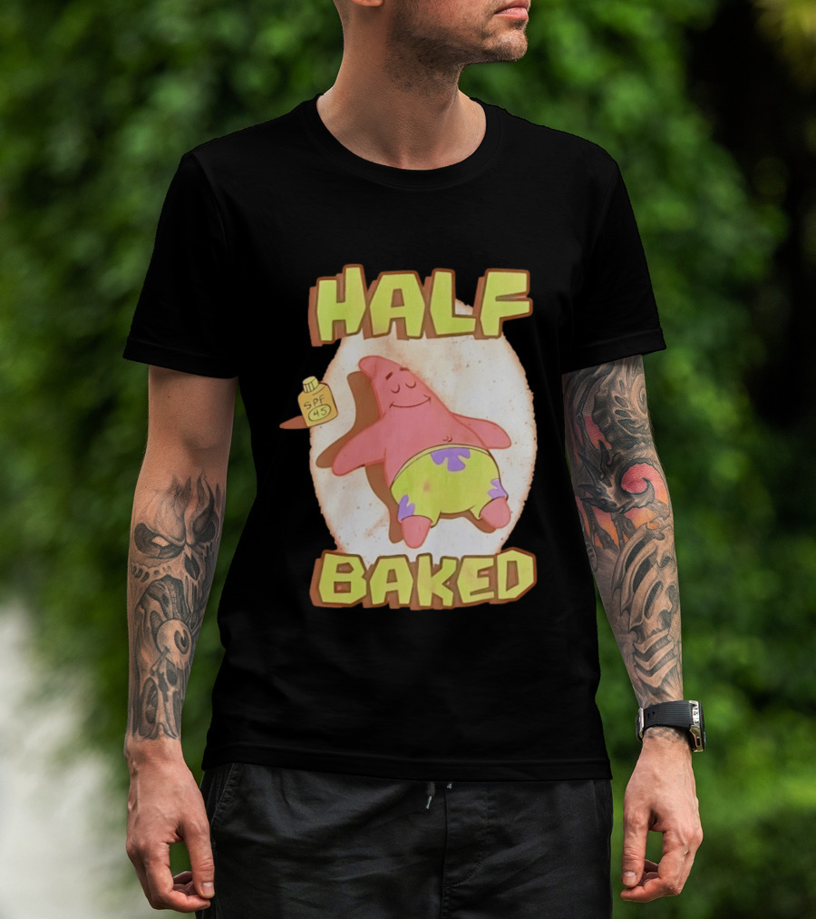 Patrick Star Half Baked SPF 45 Sunscreen Relaxation T-Shirt