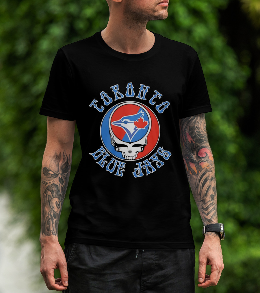 Toronto Blue Jays Grateful Dead Steal Your Face Mashup T-Shirt