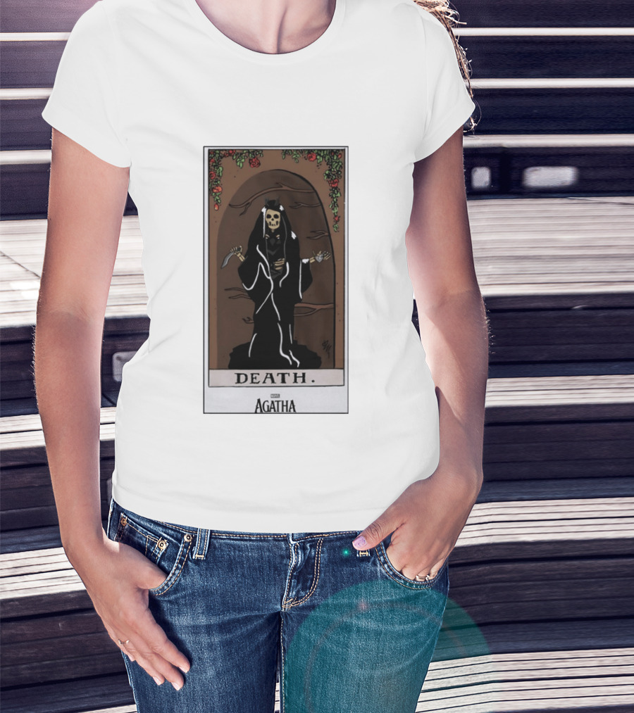 Death Tarot Card Marvel Agatha All Along T-Shirt