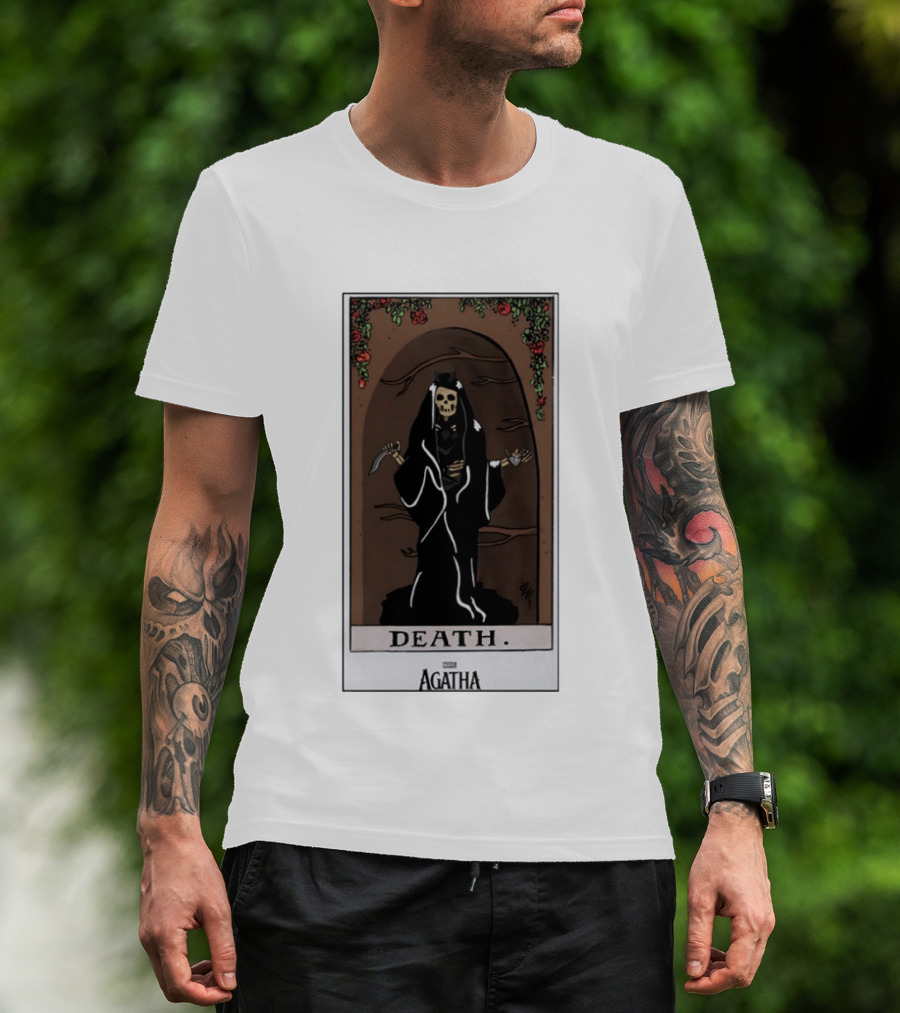 Death Tarot Card Marvel Agatha All Along T-Shirt