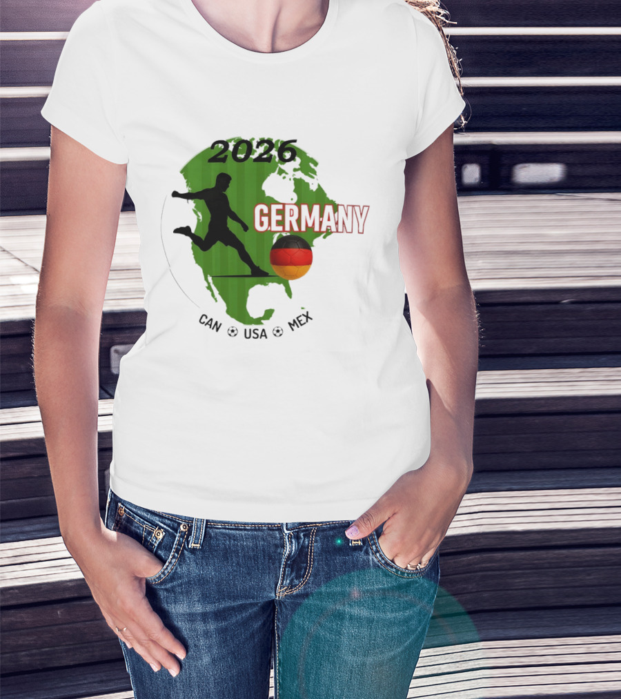 2026 Germany Football CAN USA MEX Soccer World Cup T-Shirt