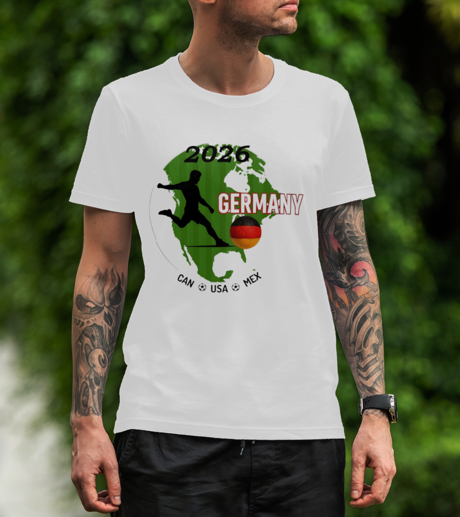 2026 Germany Football CAN USA MEX Soccer World Cup T-Shirt