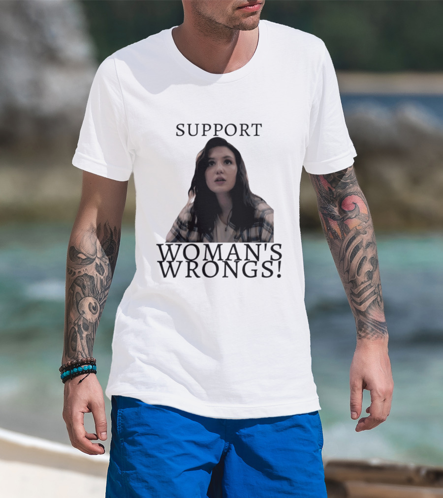 Sophie Nelisse Support Woman's Wrongs Empowerment T-Shirt