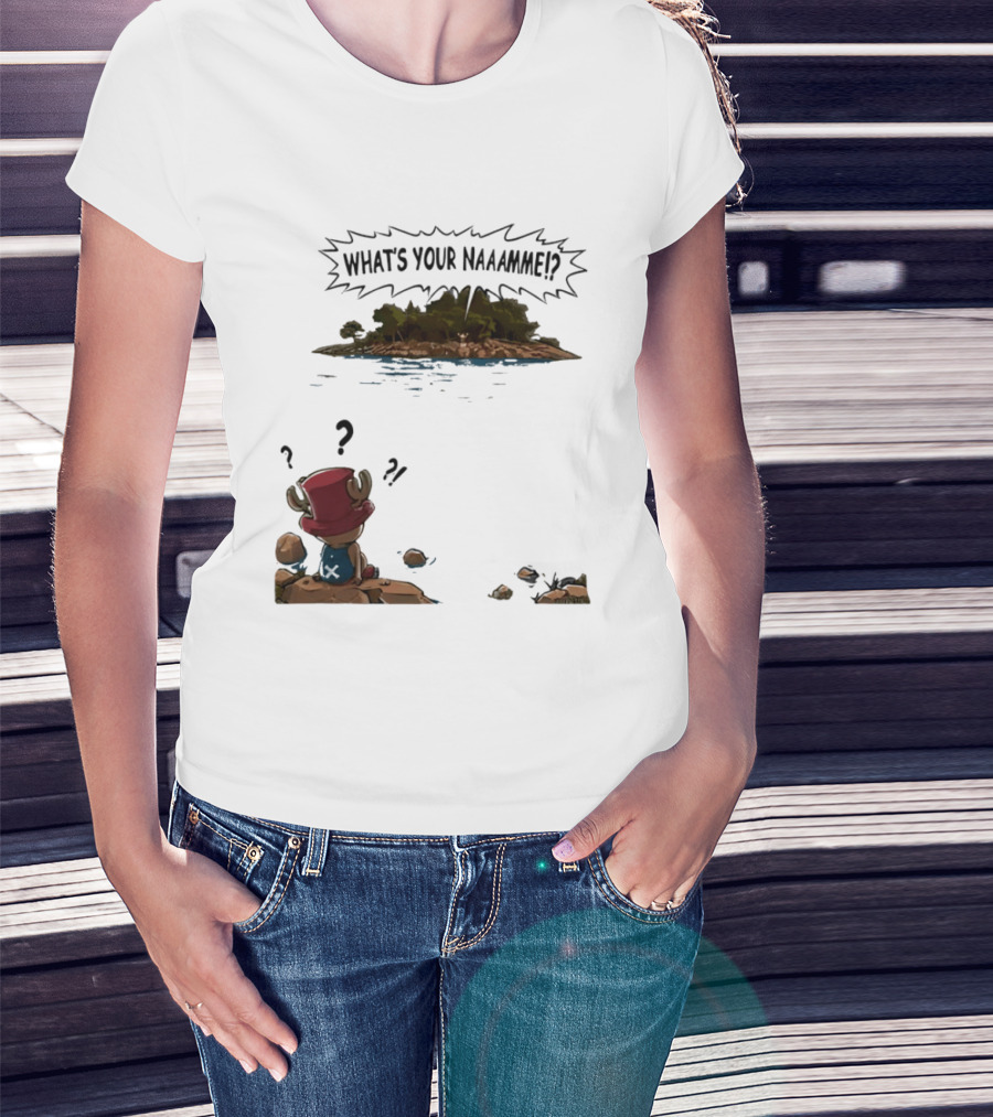 Tony Tony Chopper What's Your Name Island Question Marks T-Shirt