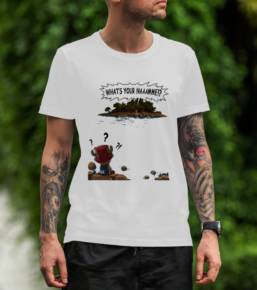 Tony Tony Chopper What's Your Name Island Question Marks T-Shirt