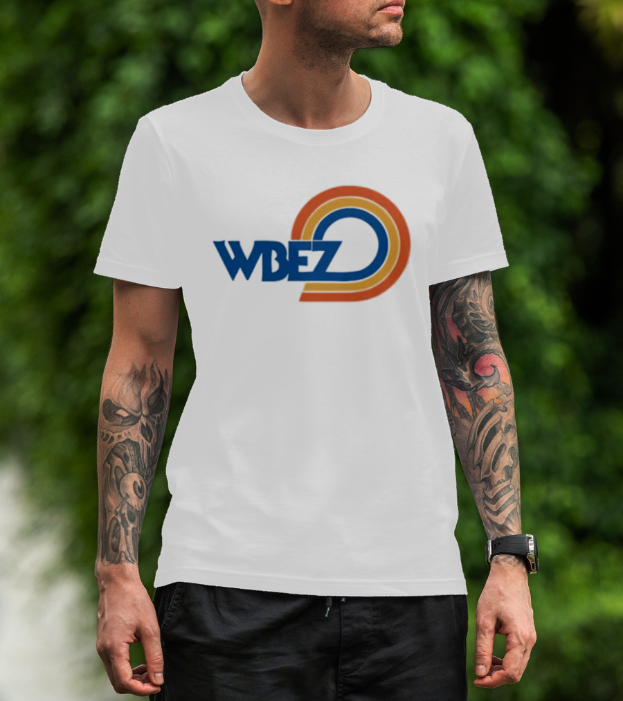 WBEZ Retro Bold Multicolor Circular T-Shirt