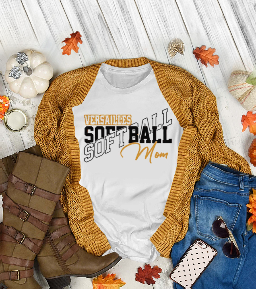 Versailles Softball Mom Softball Mom T-Shirt