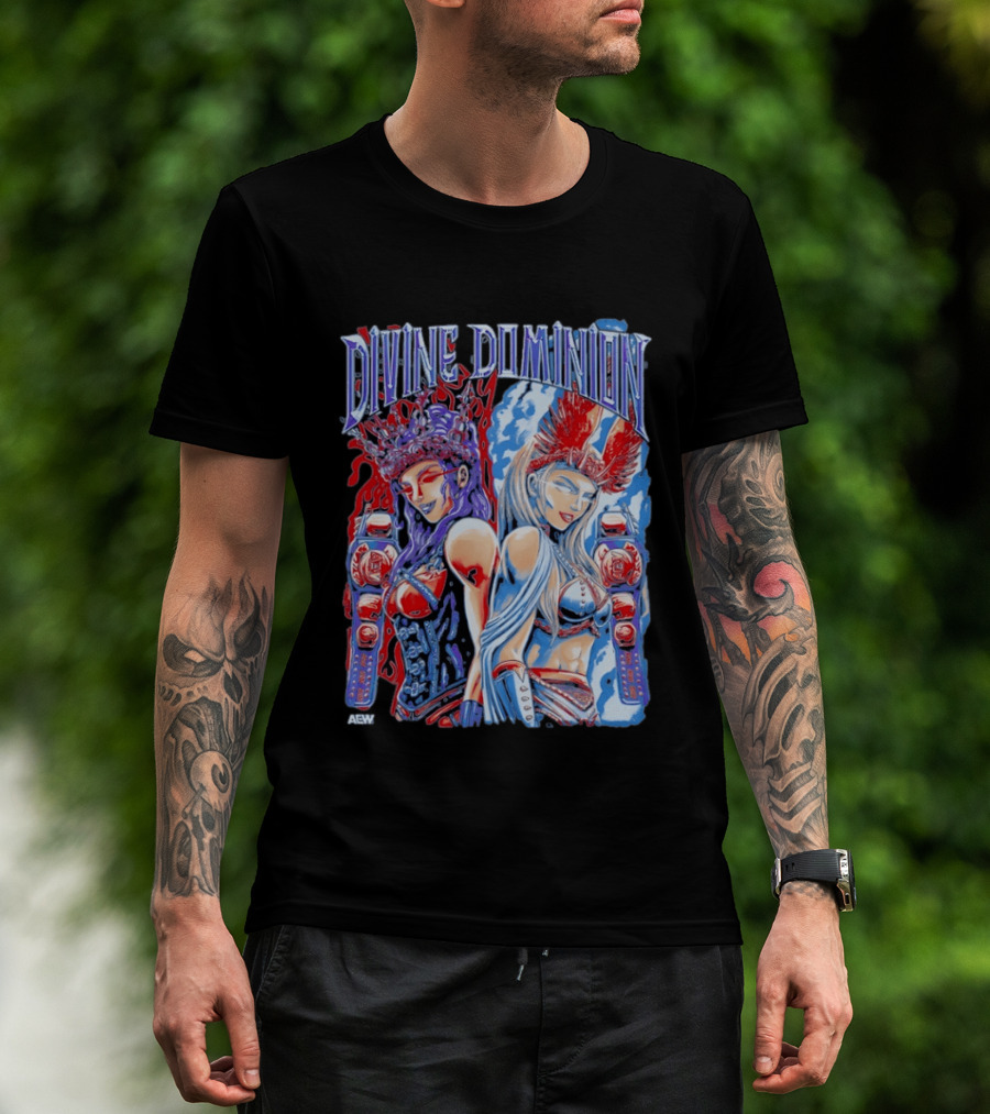 Divine Dominion AEW Megan Bayne Lena Kross Wrestling Champions T-Shirt