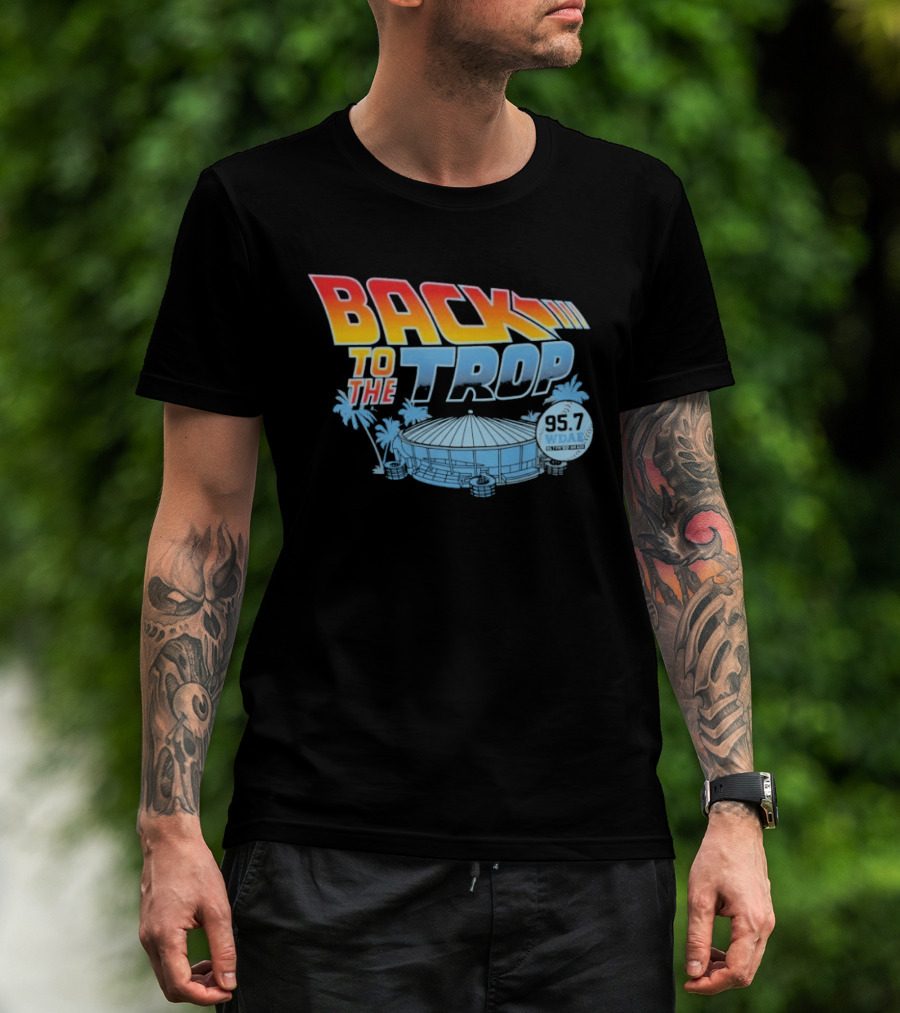 Back To The Trop Tampa Bay Rays 95.7 WDAE Tropicana Field Palms T-Shirt