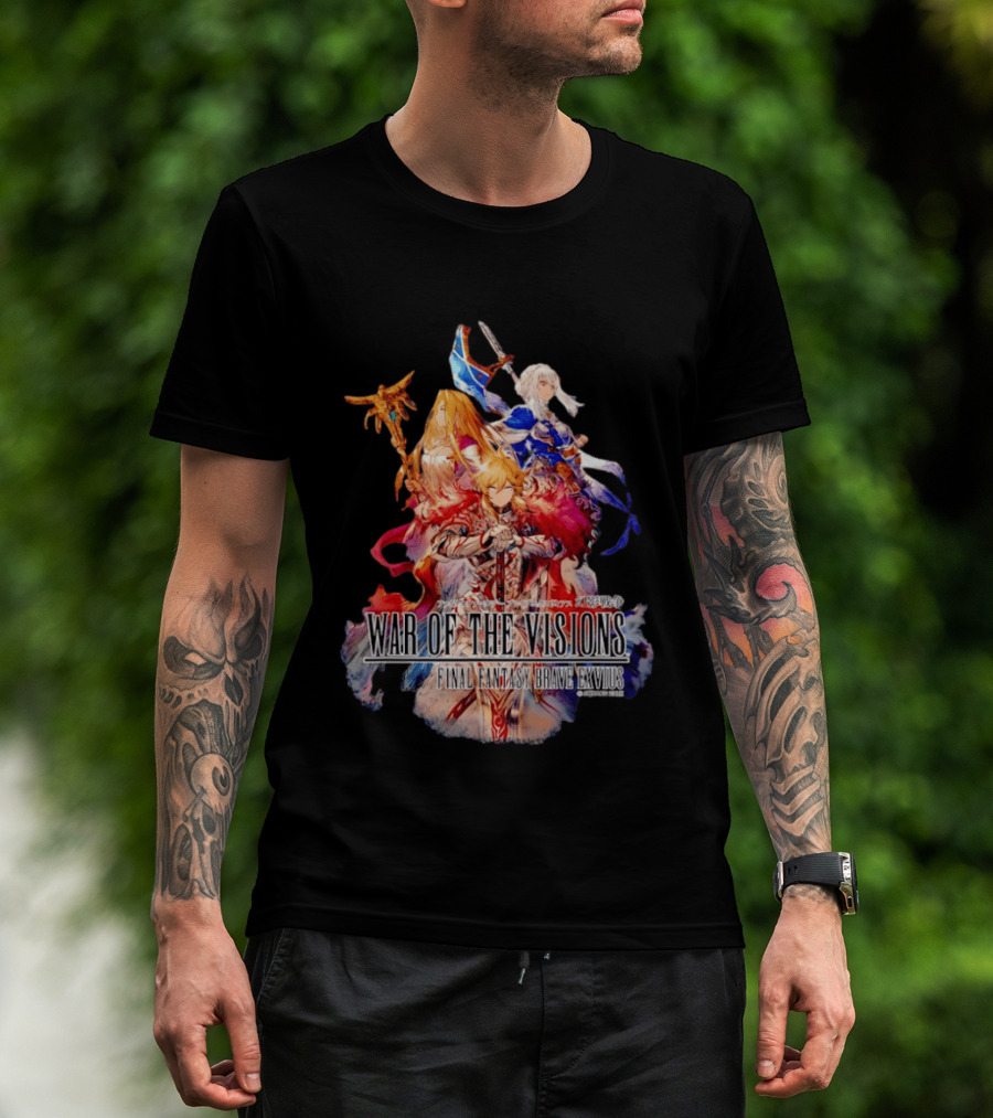 War Of The Visions Final Fantasy Brave Exvius Commemorative Characters T-Shirt