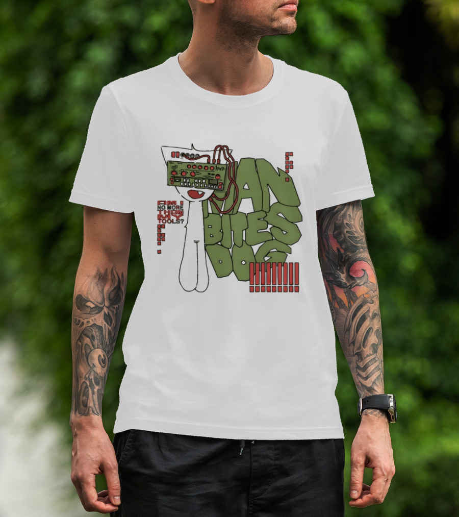 Man Bites Dog MF DOOM Am I No More Than My Tools T-Shirt