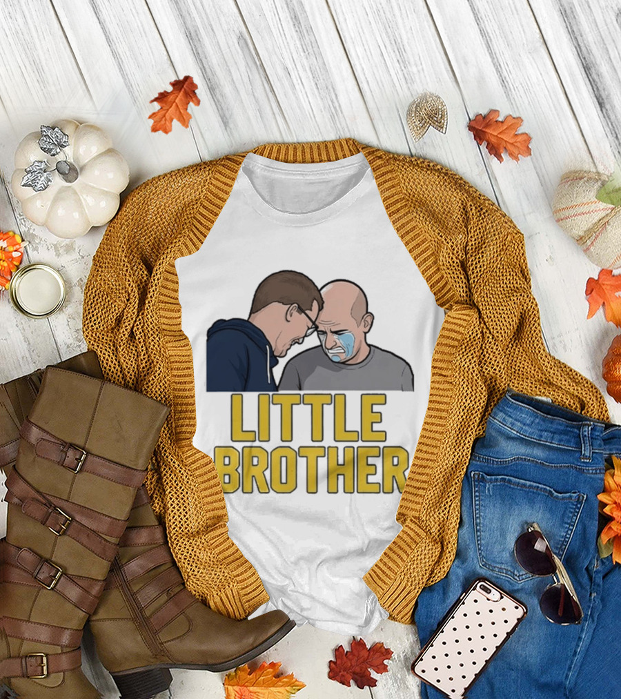 Michigan Wolverines Uconn Huskies Little Brother Crying Dusty May Dan Hurley T-Shirt