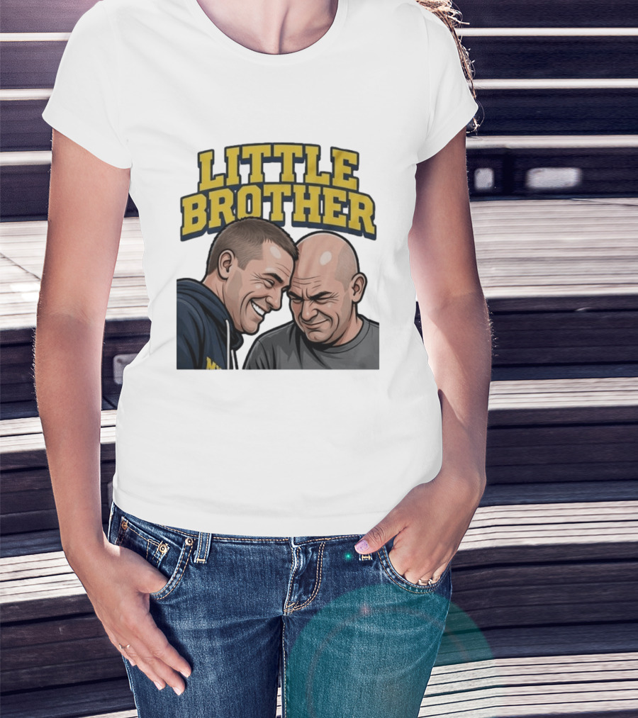 Michigan Wolverines Vs Uconn Huskies Little Brother Dusty May Dan Hurley T-Shirt