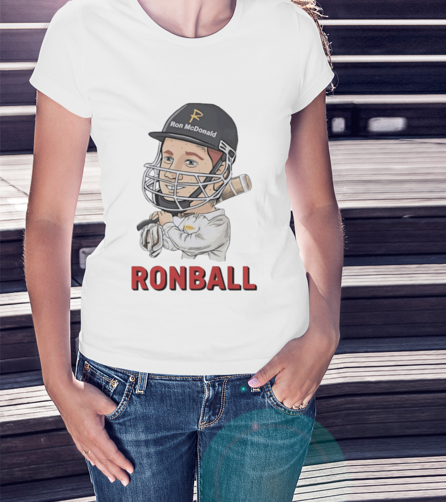 Ron McDonald Cricket Ronball Travis Head T-Shirt