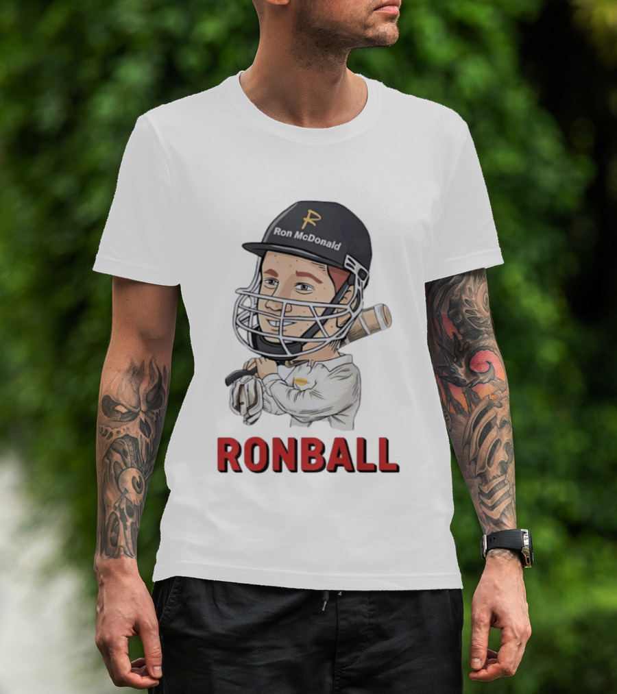 Ron McDonald Cricket Ronball Travis Head T-Shirt