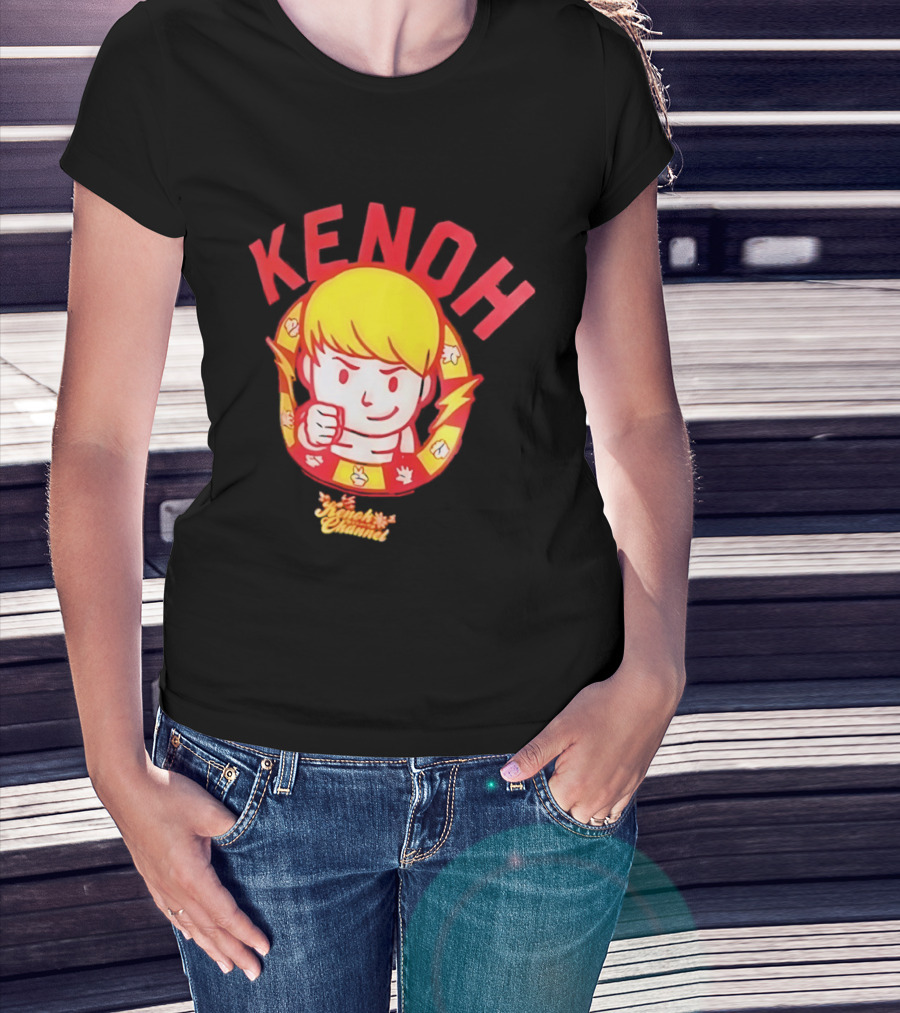 KENOH Chibi Boxer Punch Channel T-Shirt