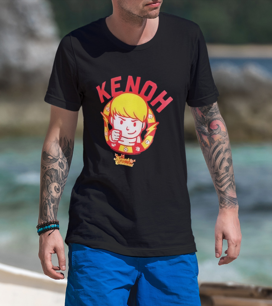 KENOH Chibi Boxer Punch Channel T-Shirt