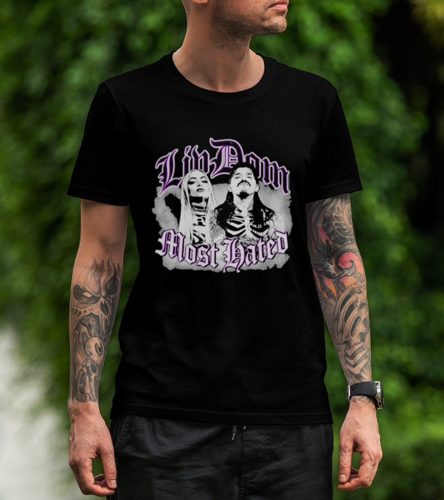 LivDom Most Hated Liv Morgan Dirty Dom Skeleton Tattoos T-Shirt