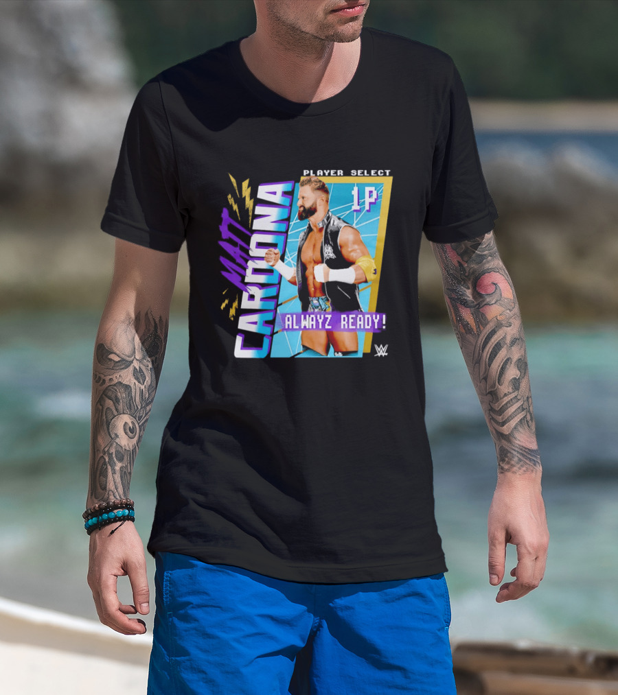 Matt Cardona Player Select 1P Alwayz Ready WWE T-Shirt