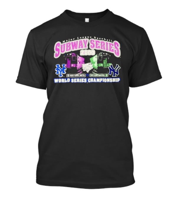Major League Baseball Subway Series 2000 World Series Championship Yankees Vs Mets T-Shirt