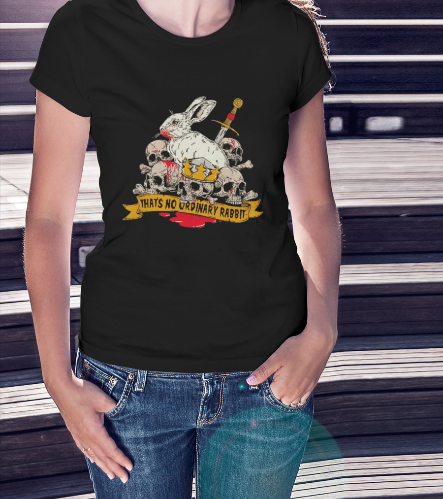 That's No Ordinary Rabbit Skulls Sword Crown T-Shirt