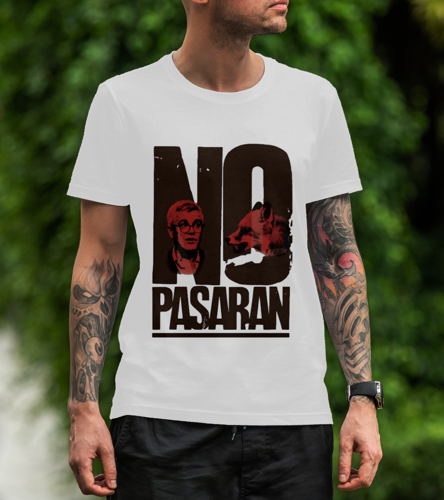 No Pasaran Wolf And Man T-Shirt