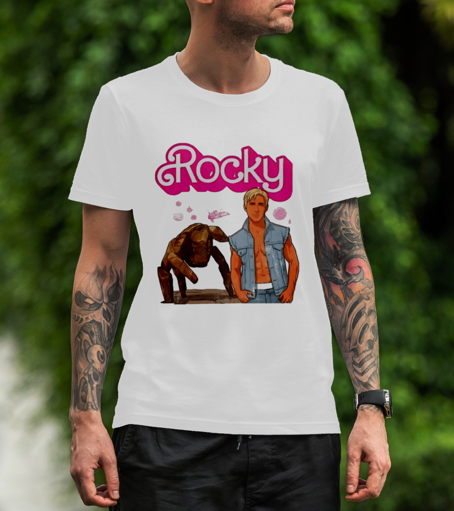 Rocky Project Hail Mary Barbie Mashup Ken Fashion T-Shirt