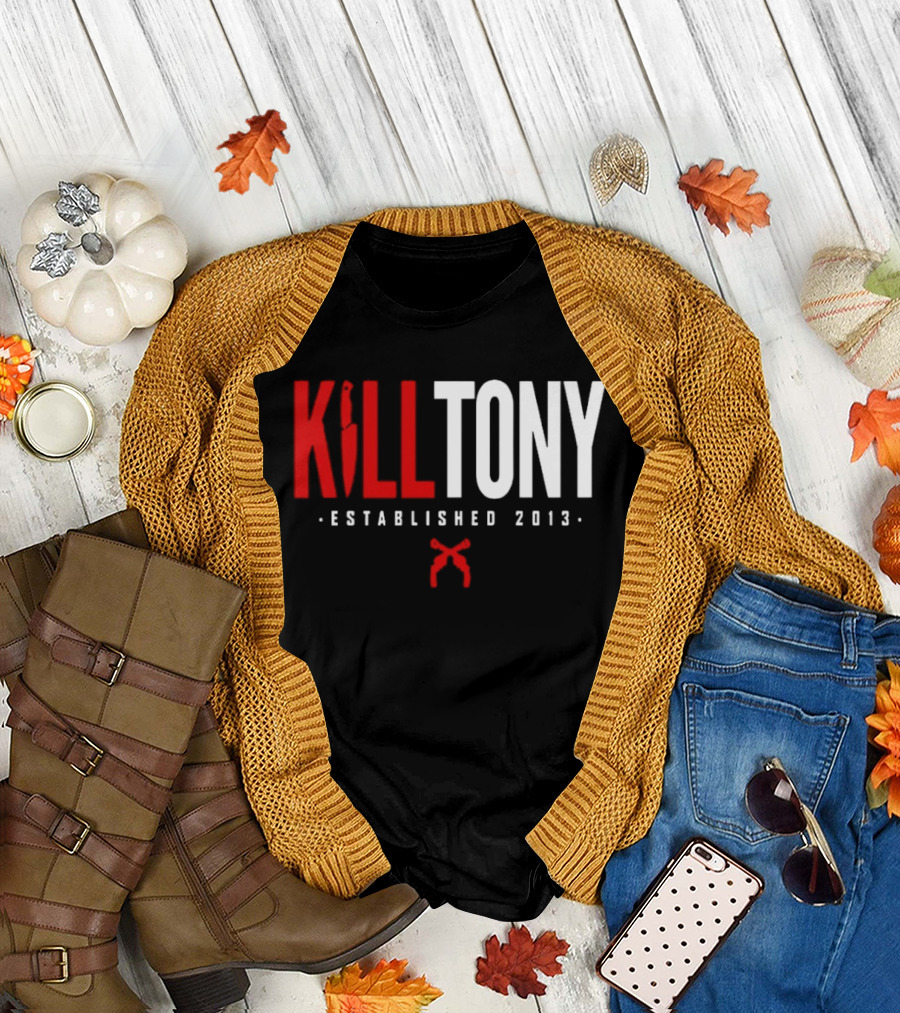 Kill Tony Established 2013 Knife Microphone T-Shirt