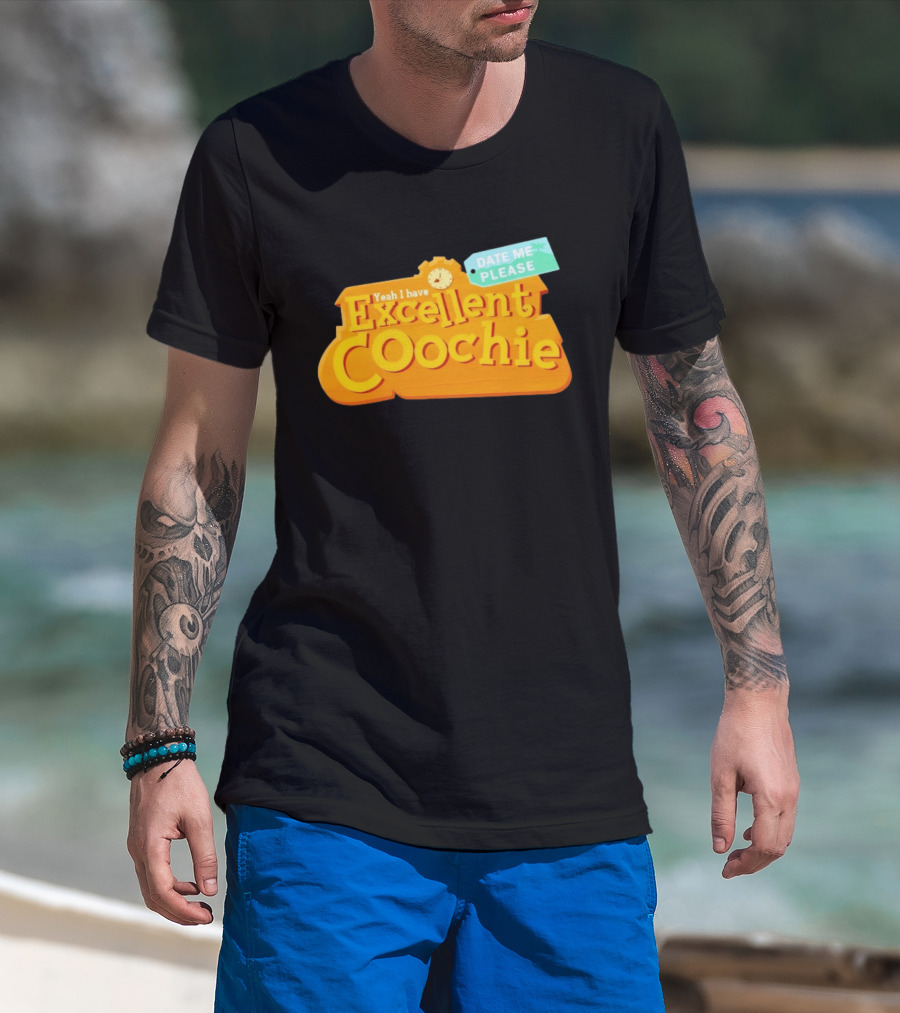Yeah I Have Excellent Coochie Date Me Please Text With T-Shirt