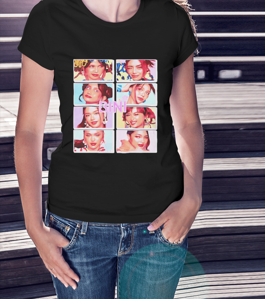BINI Grid Style P Pop Group Philippines T-Shirt