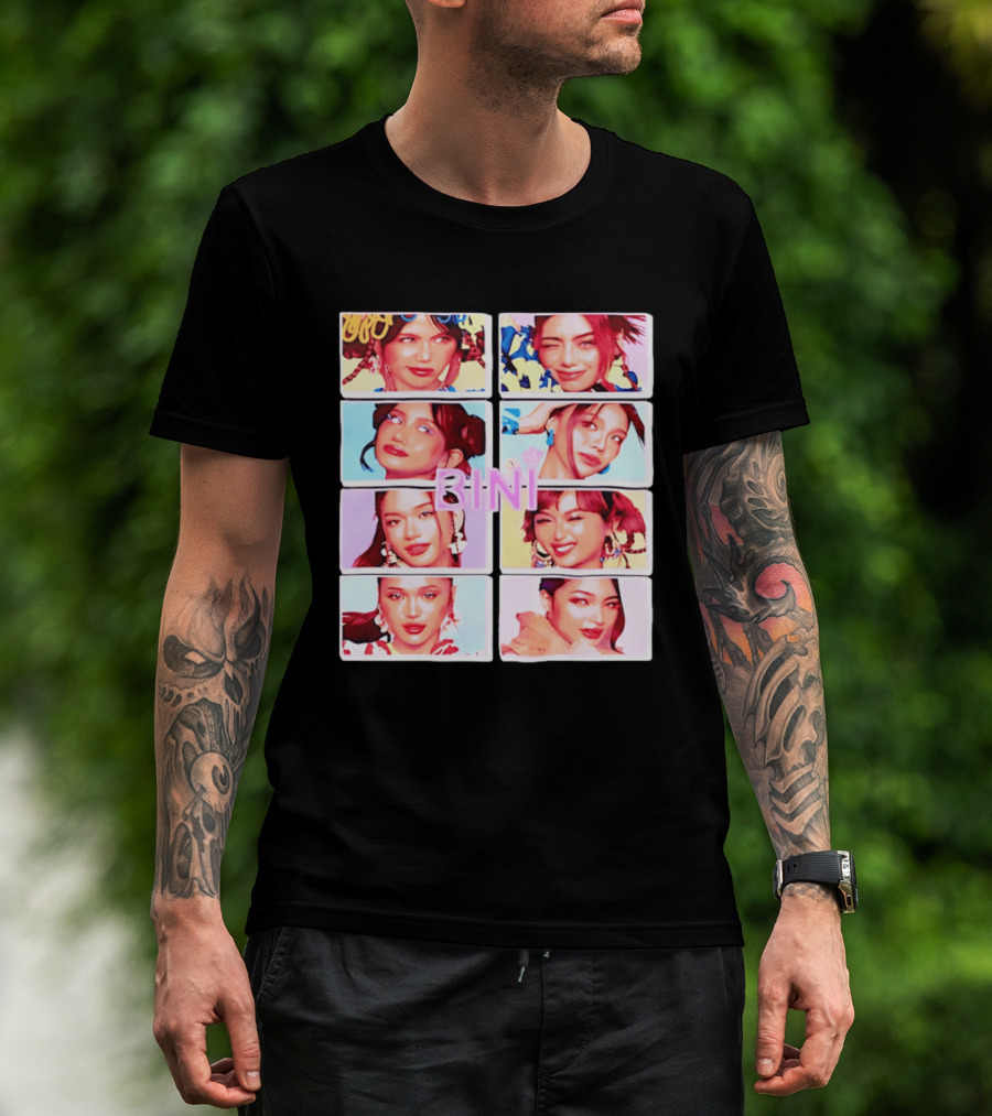 BINI Grid Style P Pop Group Philippines T-Shirt