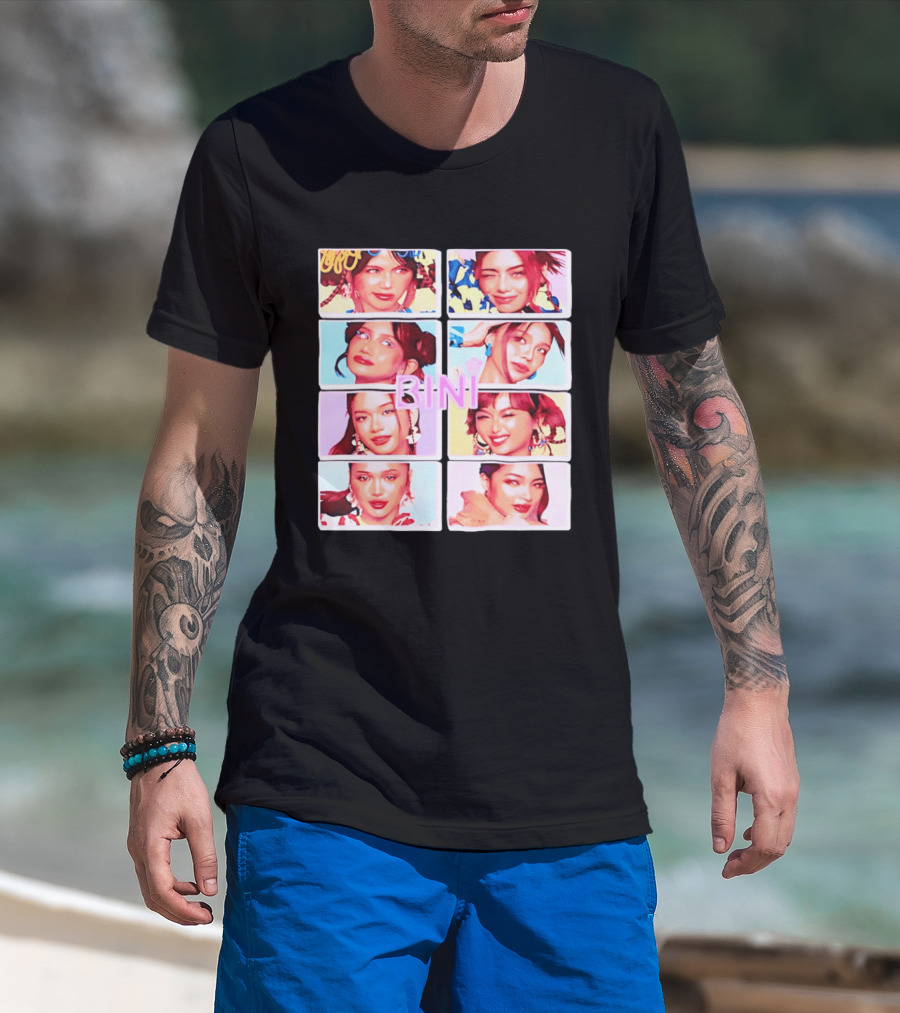BINI Grid Style P Pop Group Philippines T-Shirt